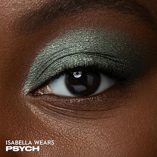 25 Psych (warm green metallic with gold microglitter)