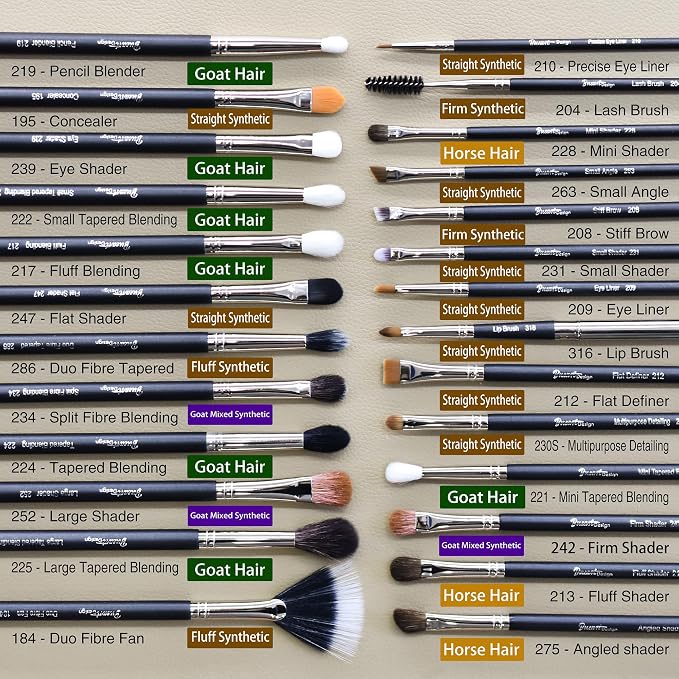 42Pcs Matte Pearl Black