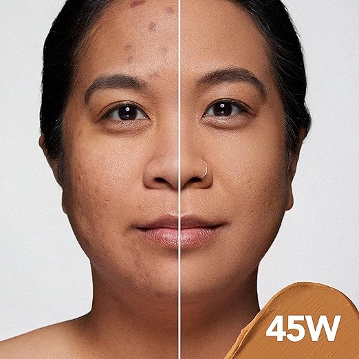 45W Hazelnut Beige: For medium-tan bronzed skin tones with warm undertones