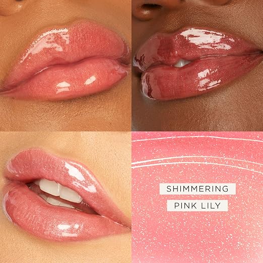 shimmering pink lily