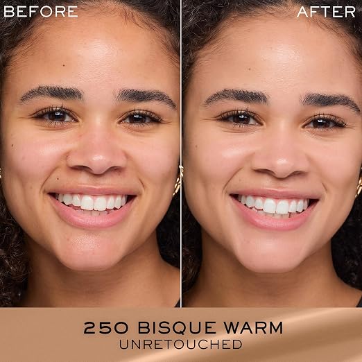 250 Bisque W: medium skin tones with warm yellow undertones