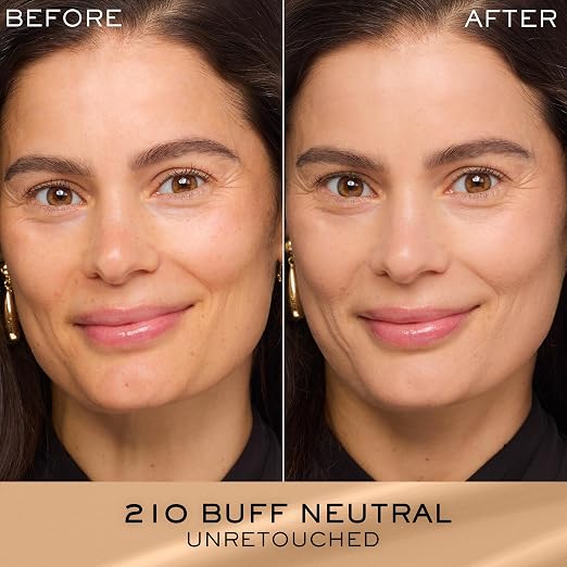 210 Buff N: light-medium skin tones with neutral undertones