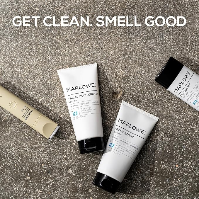 Facial Scrub + Facial Moisturizer