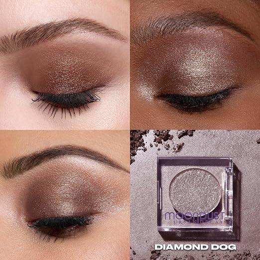 Diamond Dog (Brown with Gold/Silver Micro Pearls)