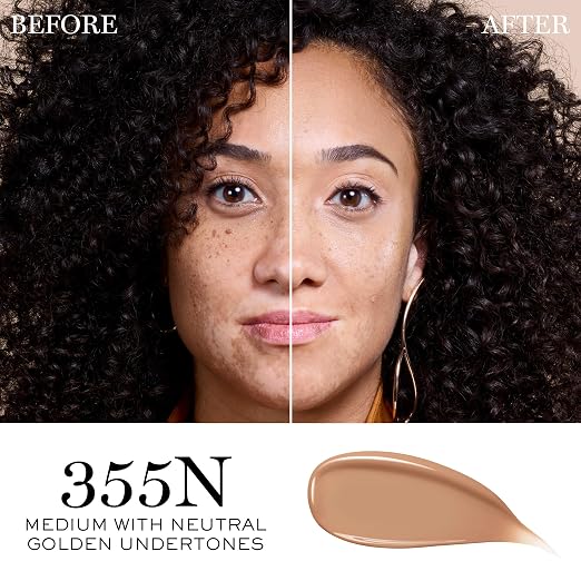 355N: medium deep with neutral golden undertones