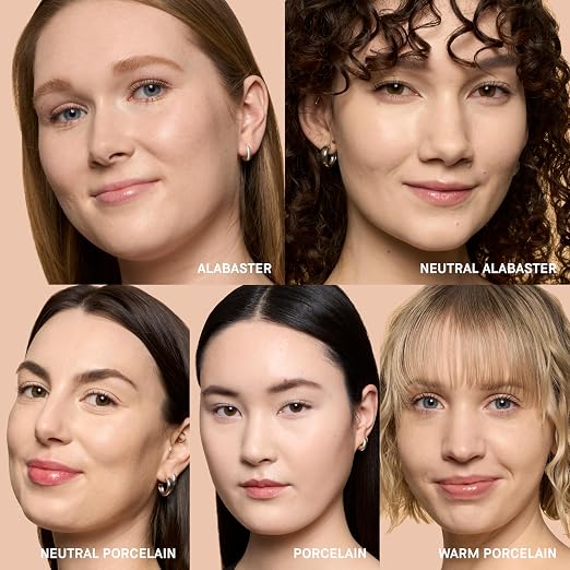 01 Alabaster (Lightest beige with a hint of pink undertone; for palest skin)
