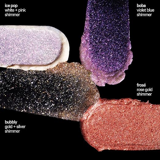 Ice Pop - White and Pink Shimmer