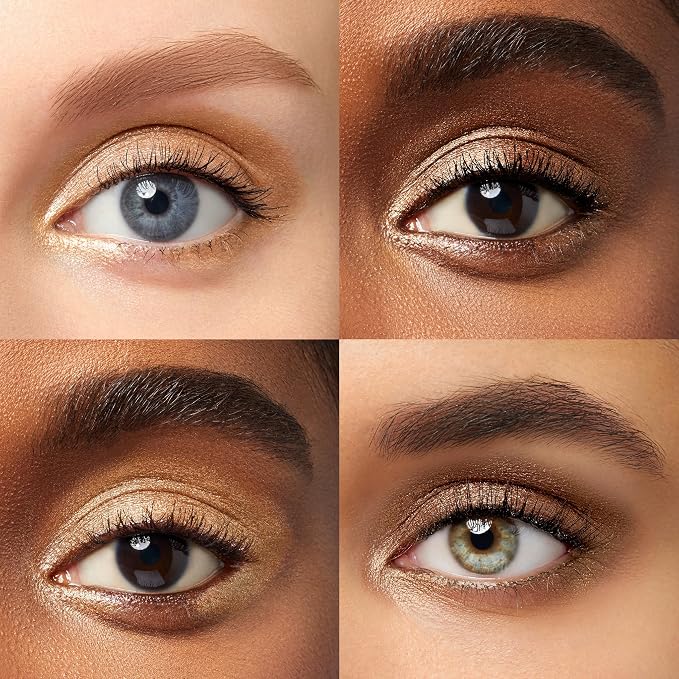 Bronze Shimmer, Warm Gold Shimmer