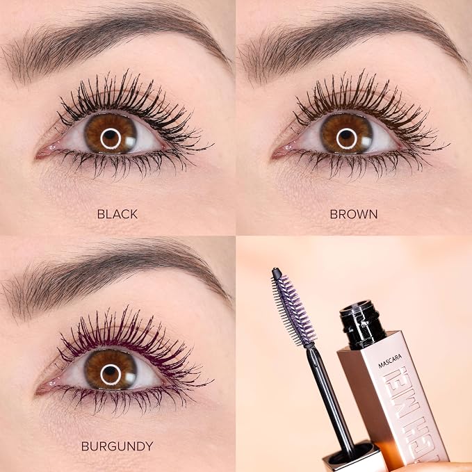 3 Mascaras (Black, Brown, Burgundy)
