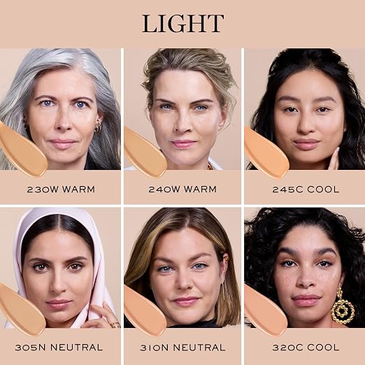 240W: light with warm peachy yellow undertones